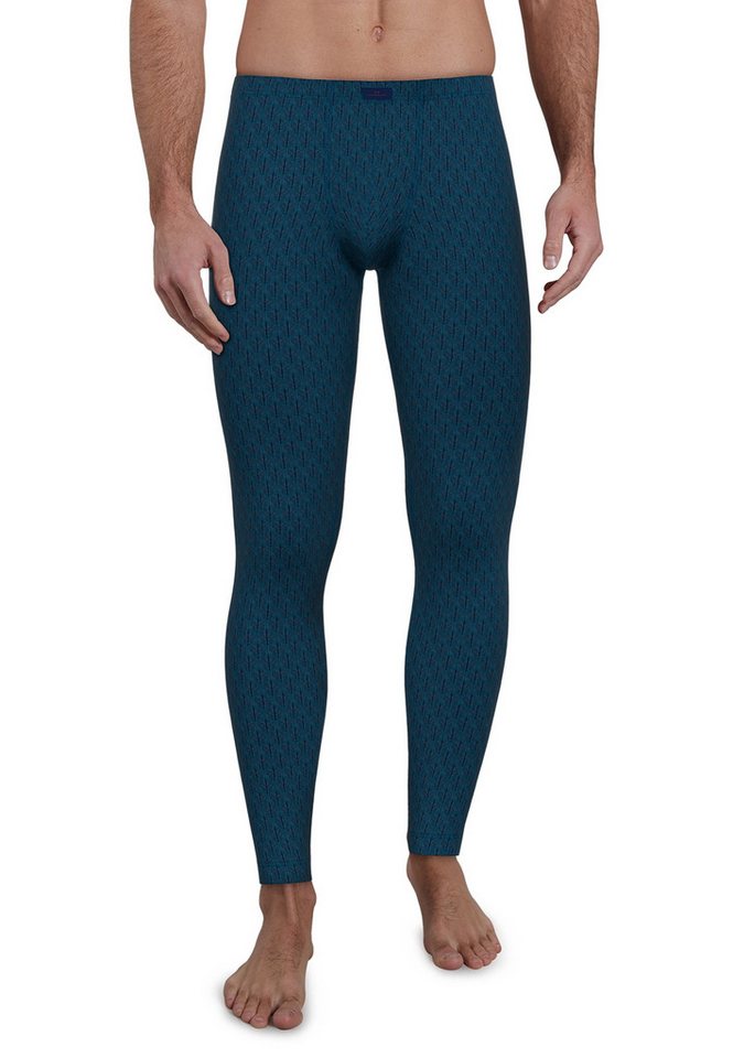 GÖTZBURG Lange Unterhose GÖTZBURG Herren lange Unterhose blau bedruckt (1-St) von GÖTZBURG