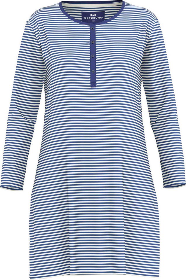 GÖTZBURG Nachthemd Damen-Nachthemd Single-Jersey Streifen von GÖTZBURG