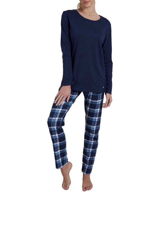 GÖTZBURG Pyjama GÖTZBURG Damen Pyjama blau bedruckt (1 tlg) von GÖTZBURG