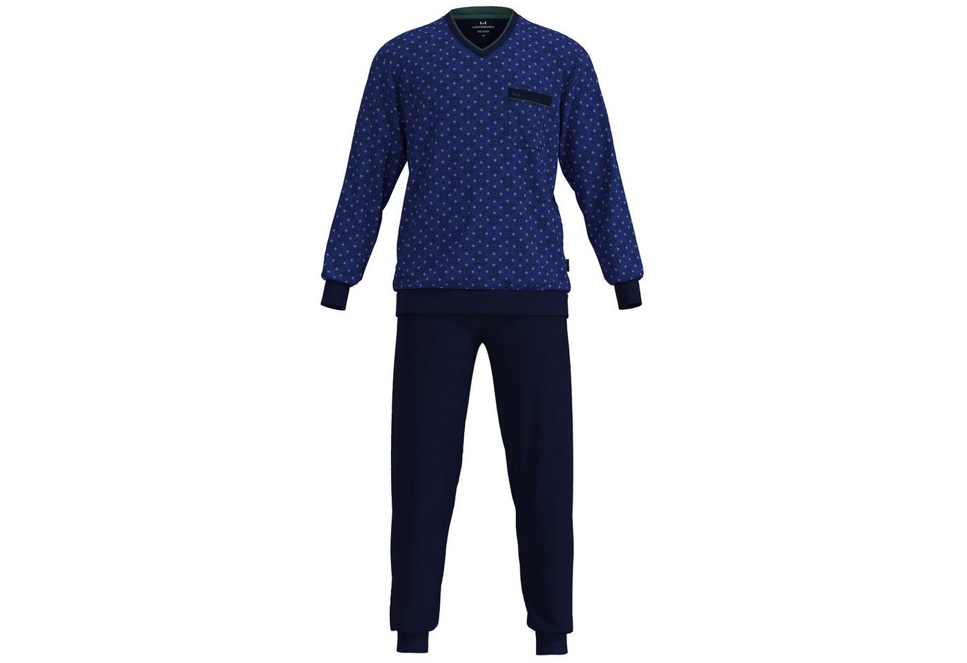 GÖTZBURG Pyjama Herren Pyjama Baumwolle (2 tlg) von GÖTZBURG