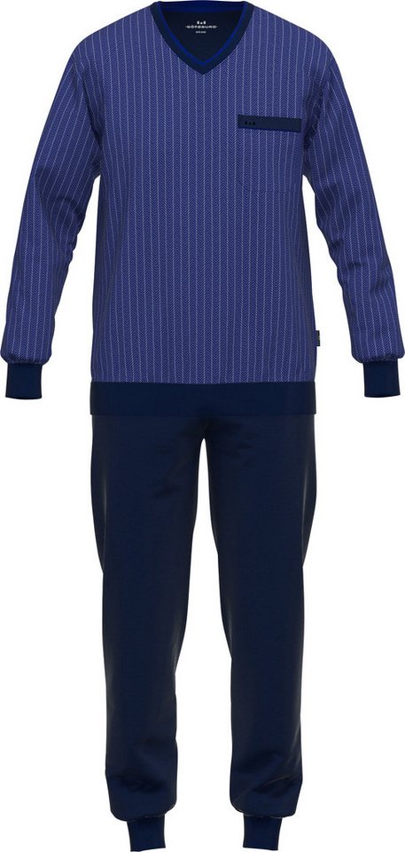 GÖTZBURG Pyjama Herren-Schlafanzug Single-Jersey gemustert GÖTZBURG Pyjama Herren-Schlafanzug Single-Jersey gemustert von GÖTZBURG