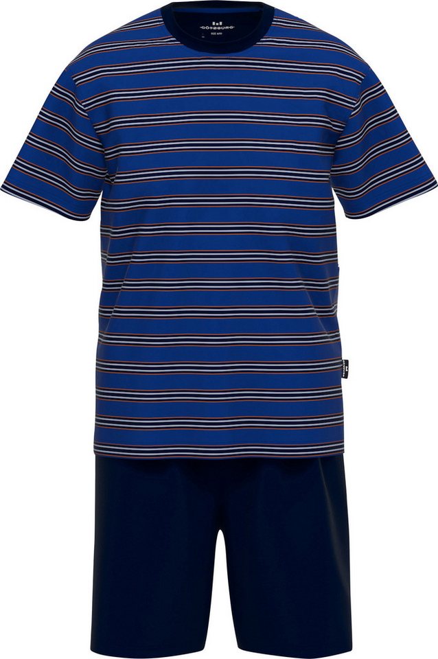 GÖTZBURG Pyjama Herren-Shorty Single-Jersey Streifen von GÖTZBURG