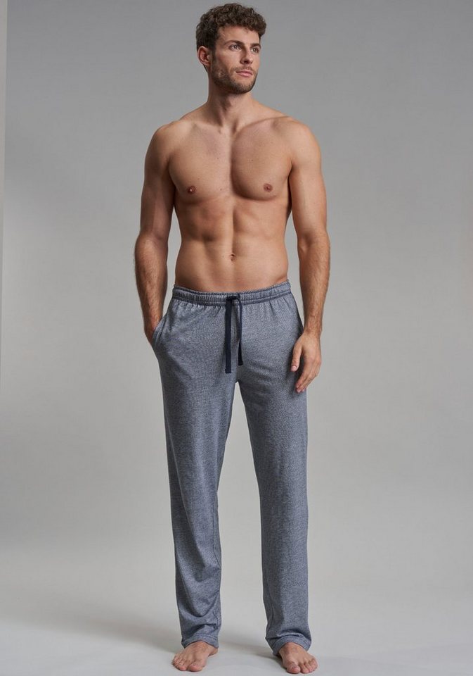 GÖTZBURG Pyjamahose Upper West elastischer Bund, Baumwollmix, schnelltrocknend, Seitentaschen, locker von GÖTZBURG