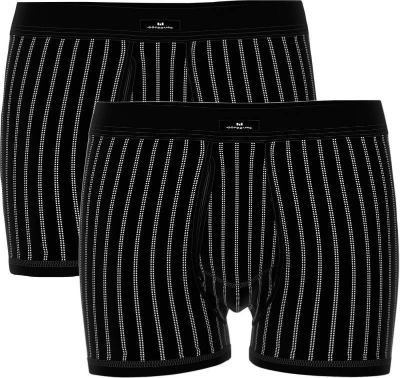 GÖTZBURG Retro Pants Herren-Schlüpfer im 2er-Pack Feinripp Streifen von GÖTZBURG