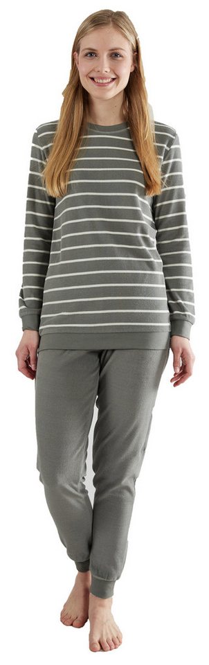 GÖTZBURG Schlafanzug Damen Frottee Pyjama (2 tlg) kuschelige Qualität von GÖTZBURG