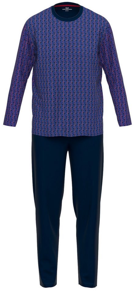 GÖTZBURG Schlafanzug Herren Pyjama lang (2 tlg) Baumwolle von GÖTZBURG