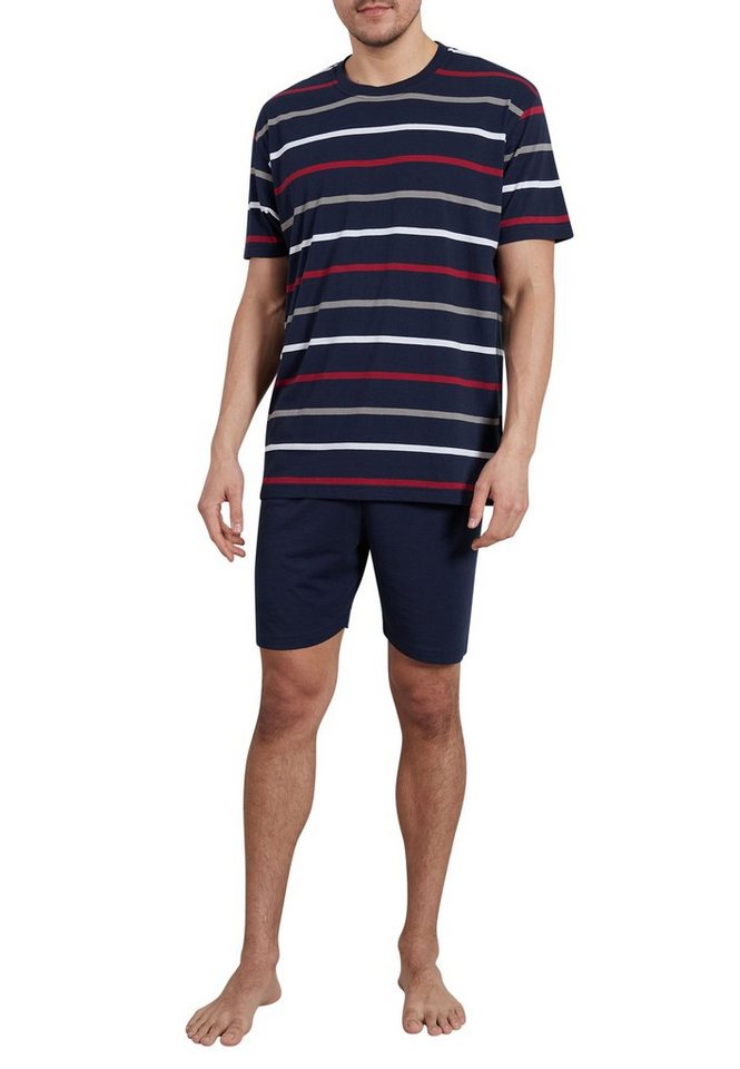 GÖTZBURG Shorty GÖTZBURG Herren Shorty blau quergestreift (1 tlg) von GÖTZBURG