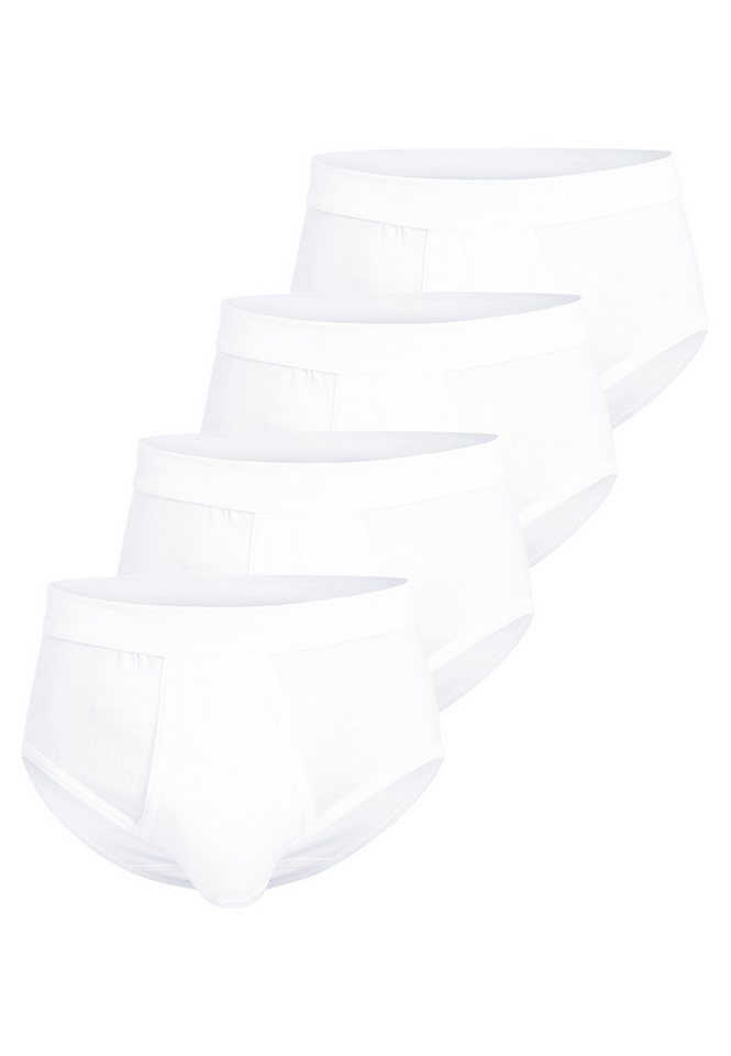 GÖTZBURG Slip GÖTZBURG Herren Slip weiß uni 4er Pack (4-St) von GÖTZBURG