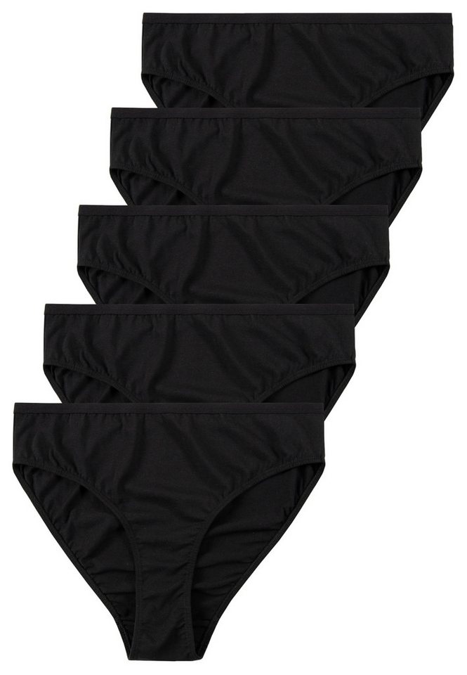 GÖTZBURG Slip GÖTZBURG Damen Slip schwarz uni 5er Pack (5-St) von GÖTZBURG