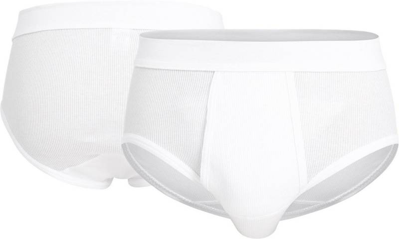 GÖTZBURG Slip Herren-Slip 2er-Pack Doppelripp Uni von GÖTZBURG
