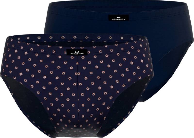 GÖTZBURG Slip Herren-Slip 2er-Pack Single-Jersey Uni von GÖTZBURG