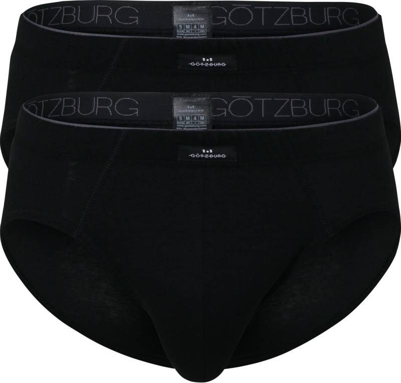 GÖTZBURG Slip Herren-Slip 2er-Pack Single-Jersey Uni von GÖTZBURG