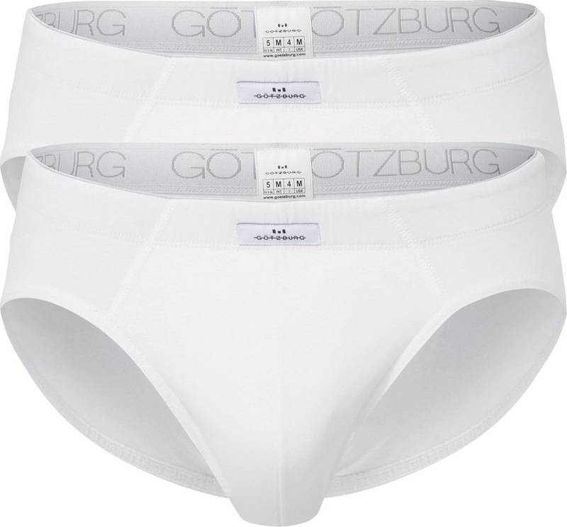GÖTZBURG Slip Herren-Slip 2er-Pack Single-Jersey Uni von GÖTZBURG