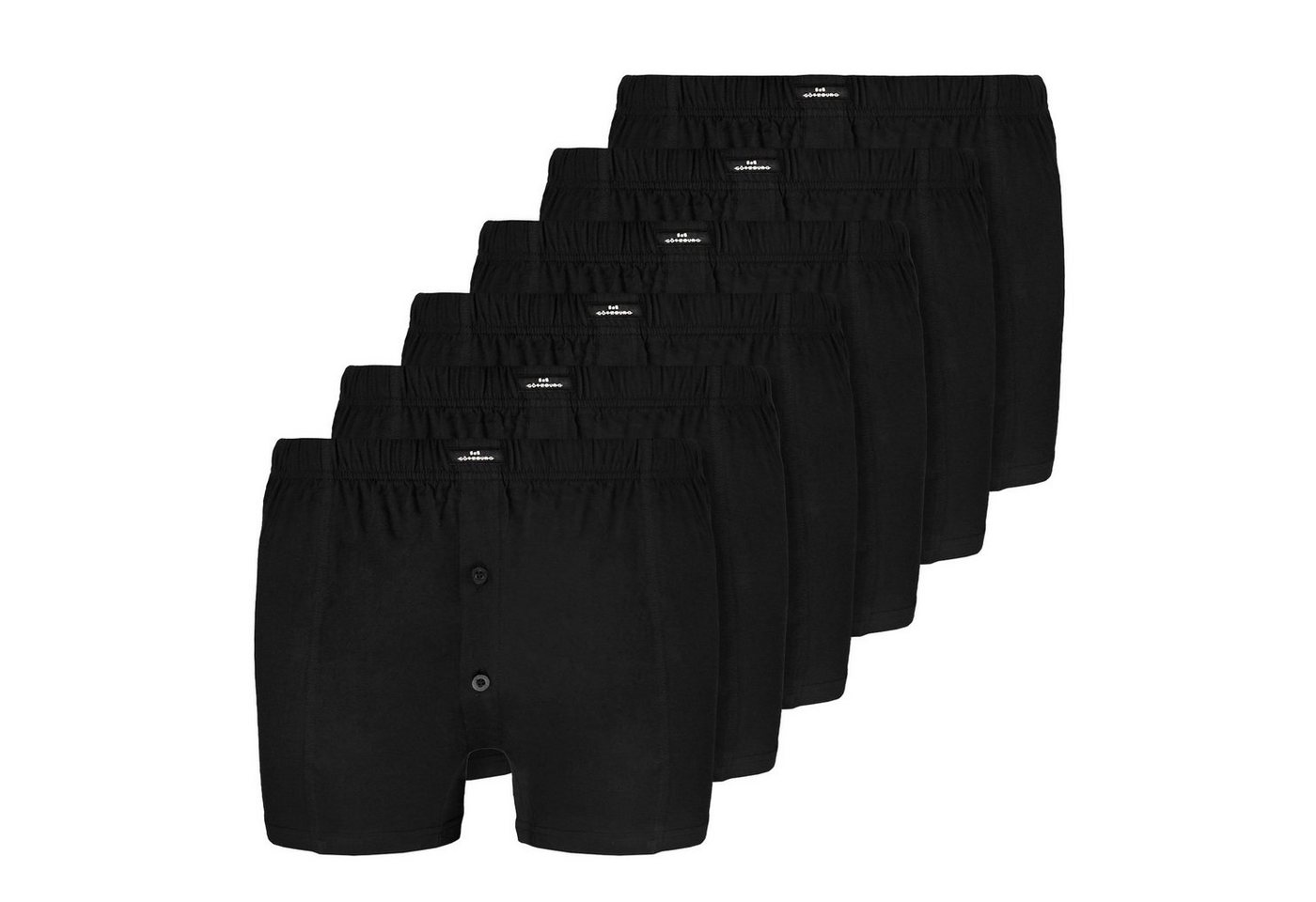 GÖTZBURG Trunk Boxershorts (6-St) mit Eingriff mit Knopfleiste von GÖTZBURG