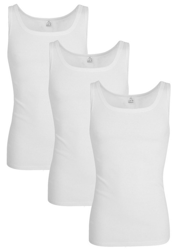 GÖTZBURG Unterhemd 3er Pack Herren Unterhemden (3-St) Feinripp Baumwolle von GÖTZBURG