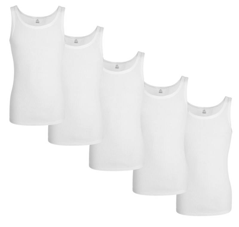 GÖTZBURG Unterhemd 5er Pack Baumwolle Doppelripp Qualität von GÖTZBURG