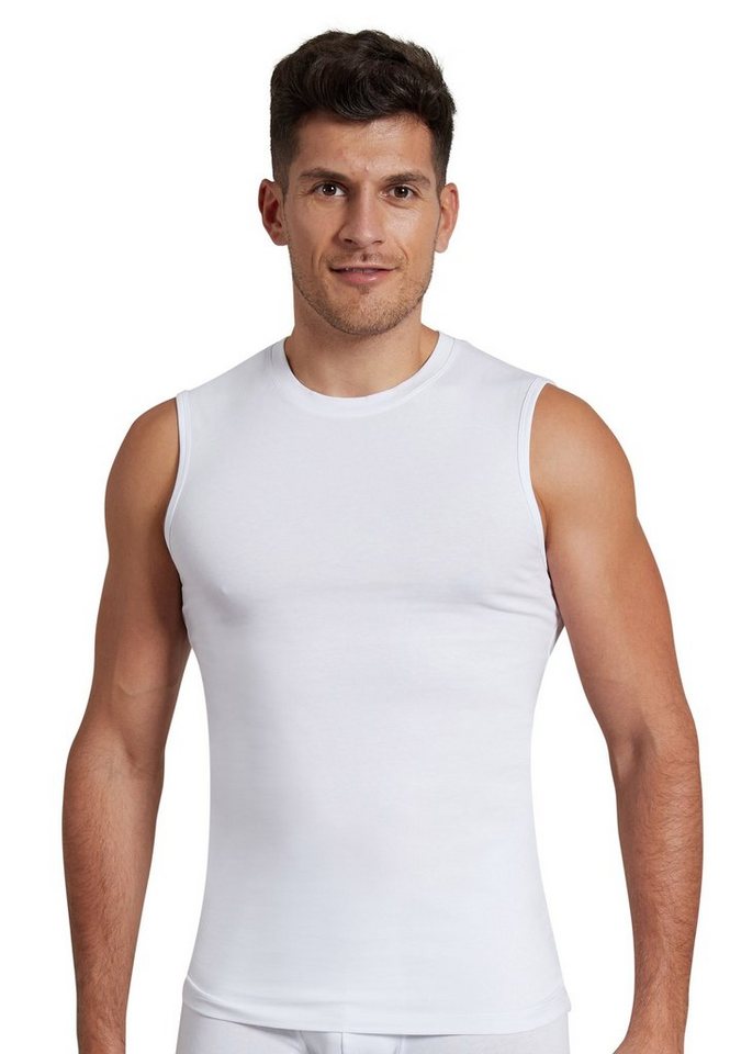 GÖTZBURG Unterhemd GÖTZBURG Herren Tank-Top weiß uni (1-St) von GÖTZBURG