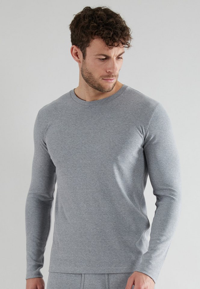 GÖTZBURG Unterziehshirt Thermo Rundhalsausschnitt, langärmelig, eng, Baumwollmix, Langarm von GÖTZBURG