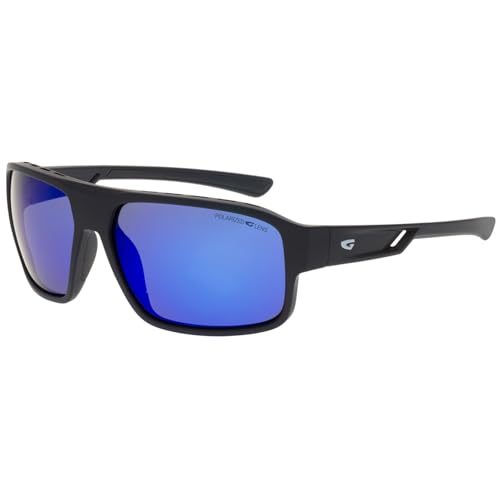 GOG Eyewear Polarisierte Fahrradbrille Sport-Sonnenbrille TR90 grilamid UV400 Herren und Damen (Schwarz/Blau) von GOG