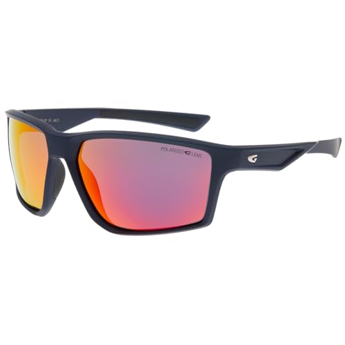 GOG Eyewear Polarisierte Fahrradbrille Sport-Sonnenbrille TR90 grilamid UV400 Herren und Damen (schwarz/rot) von GOG