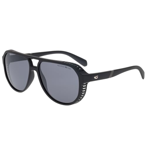 GOG Eyewear Polarisierte Sonnenbrille mit UV400-Schutz für Damen und Herren TR90 Grilamid (schwarz) von GOG