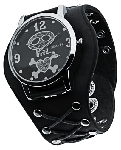 GOGARAMA Nightmare Before Christmas Ziffern-Knopf Lederband Totenkopf Quarz Punk Armbanduhr für Männer & Frauen Geburtstag Weihnachten Halloween gute Geschenke, Schwarz, Nightmare Before Christmas GOGARAMA Nightmare Before Christmas Ziffern-Knopf Lederband Totenkopf Quarz Punk Armbanduhr für Männer & Frauen Geburtstag Weihnachten Halloween gute Geschenke, Schwarz, Nightmare Before Christmas von GOGARAMA