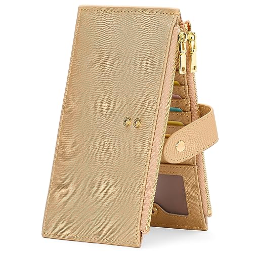 GOIACII Slim Multi-Slot Wallet RFID-Blockierung Lange Geldbörse Frauen Kreditkarteninhaber Zipper Münze Geldbörse Karte Brieftasche Frauen von GOIACII