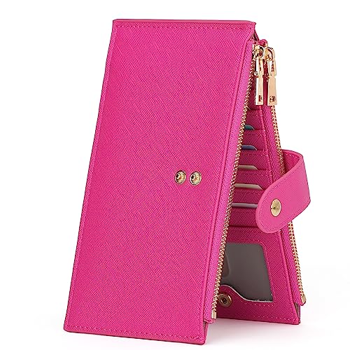 GOIACII Slim Multi-Slot Wallet RFID-Blockierung Lange Geldbörse Frauen Kreditkarteninhaber Zipper Münze Geldbörse Karte Brieftasche Frauen von GOIACII