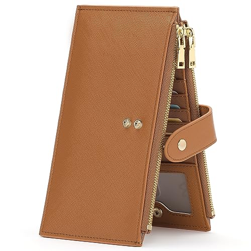 GOIACII Slim Multi-Slot Wallet RFID-Blockierung Lange Geldbörse Frauen Kreditkarteninhaber Zipper Münze Geldbörse Karte Brieftasche Frauen von GOIACII