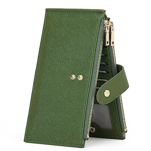 GOIACII Slim Multi-Slot Wallet RFID-Blockierung Lange Geldbörse Frauen Kreditkarteninhaber Zipper Münze Geldbörse Karte Brieftasche Frauen von GOIACII