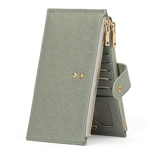 GOIACII Slim Multi-Slot Wallet RFID-Blockierung Lange Geldbörse Frauen Kreditkarteninhaber Zipper Münze Geldbörse Karte Brieftasche Frauen von GOIACII