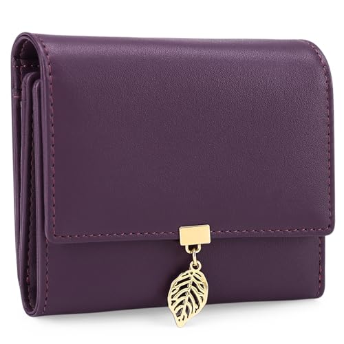 GOIACII Geldbeutel Damen Klein und im Kurzformat Portemonnaie Große Kapazität mit RFID Schutz und viele Fächer von GOIACII