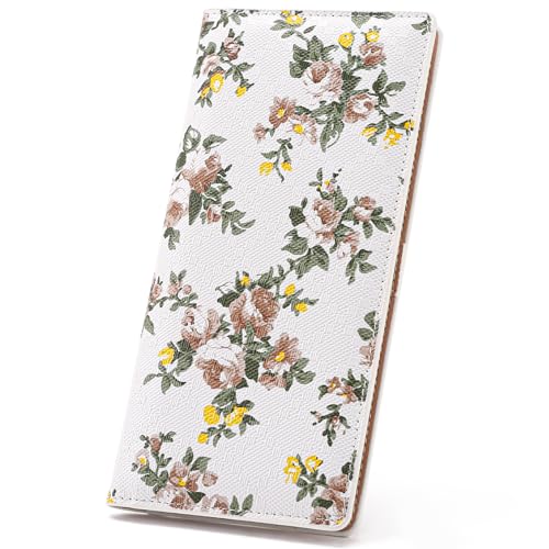 GOIACII Geldbörse Damen Groß mit RFID Schutz Slim Portemonnaie für Frauen Langformat mit 11 Kartenfächer & Fotofenster von GOIACII