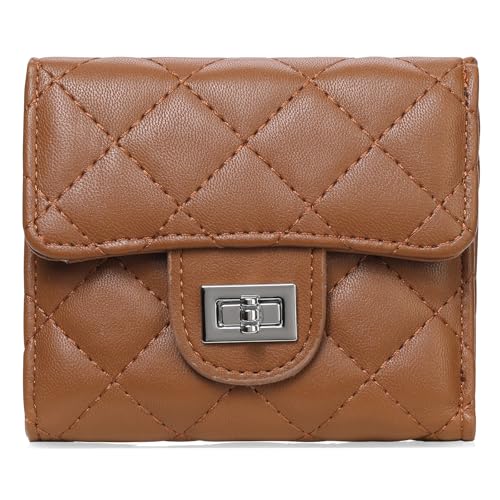 GOIACII Geldbörse Damen Klein Weich Leder Portemonnaie, Kurzformat Geldbeutel Damen mit 8 Kartenfächer und Zipper Münzfach Brieftasche von GOIACII