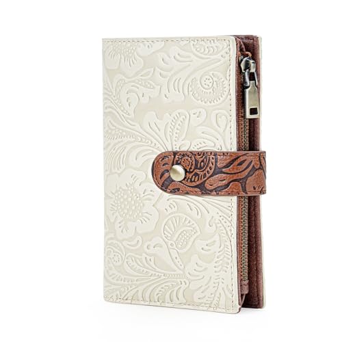 GOIACII Geldbörse Damen Vintage Leder RFID Schutz Portemonnaie Groß GOIACII Geldbörse Damen Vintage Leder RFID Schutz Portemonnaie Groß von GOIACII