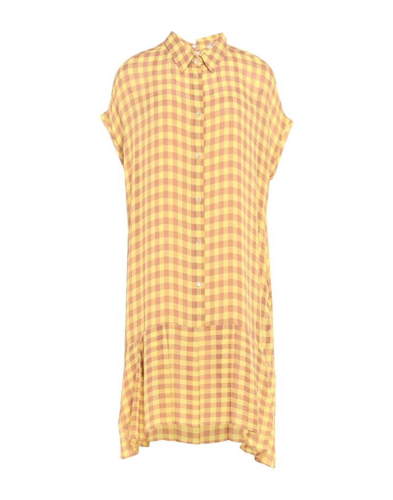 GOLD CASE Mini-kleid Damen Gelb von GOLD CASE