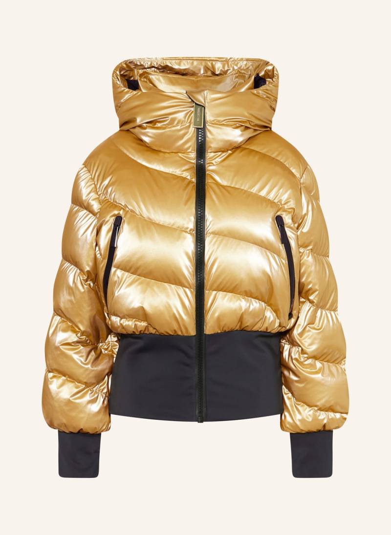 Goldbergh Daunen-Skijacke Fusilli gold von GOLDBERGH