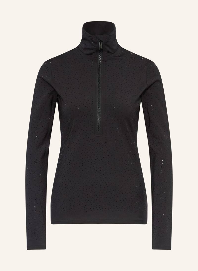 Goldbergh Midlayer Gianna Mit Schmucksteinen schwarz von GOLDBERGH
