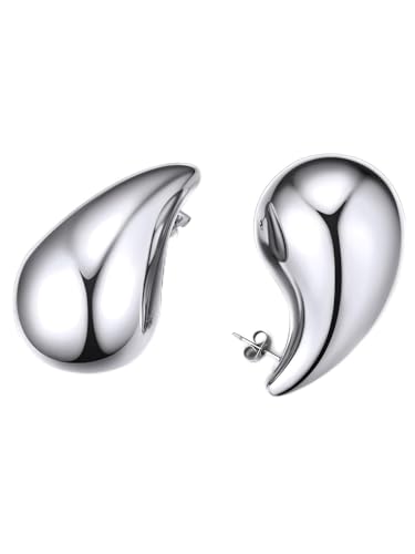 GoldChic Chunky Dupes Ohrringe Edelstahl Tropfenförmige Waterdrop Ohrringe 50mm Damen Creolen Hoop Hypoallergenen Ohrstecker Ohrschmuck Geschnke GoldChic Chunky Dupes Ohrringe Edelstahl Tropfenförmige Waterdrop Ohrringe 50mm Damen Creolen Hoop Hypoallergenen Ohrstecker Ohrschmuck Geschnke von GOLDCHIC JEWELRY