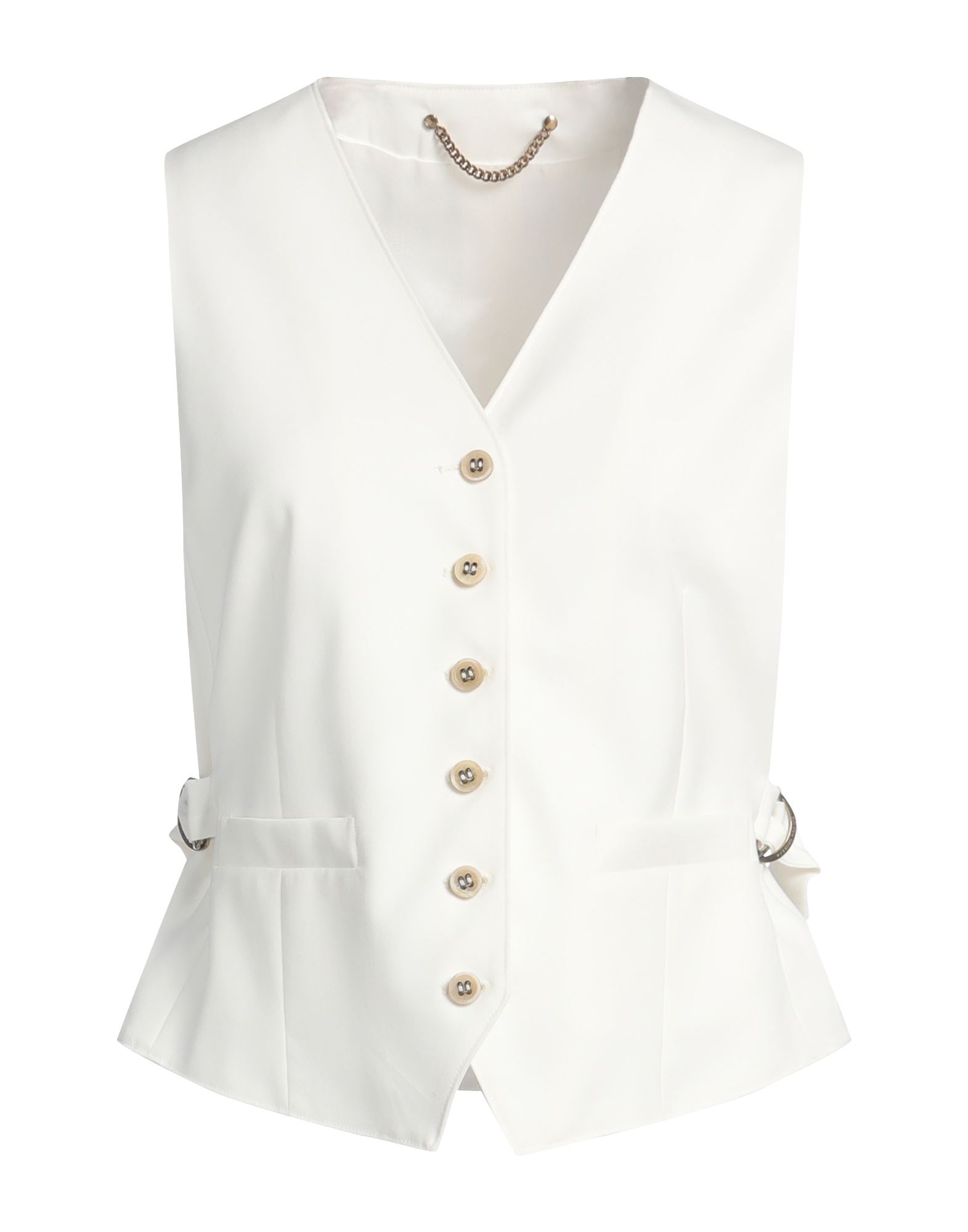 GOLDEN GOOSE Couture-weste Damen Elfenbein GOLDEN GOOSE Couture-weste Damen Elfenbein von GOLDEN GOOSE