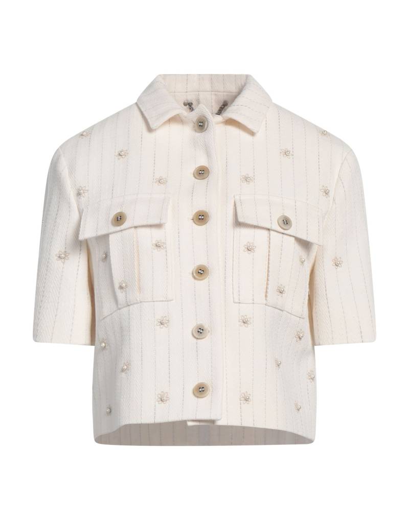 GOLDEN GOOSE Jacke & Anorak Damen Weiß von GOLDEN GOOSE