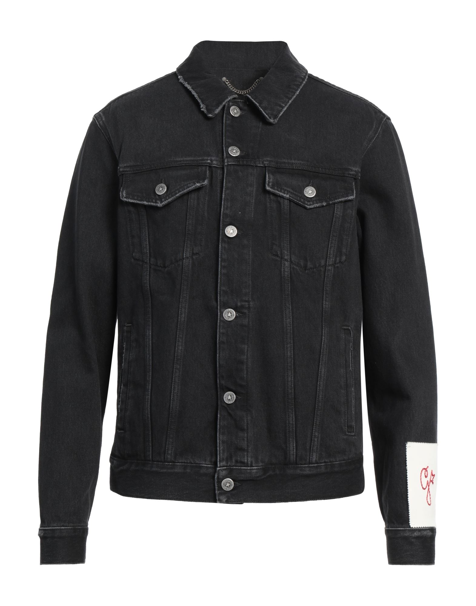 GOLDEN GOOSE Jeansjacke/-mantel Herren Schwarz von GOLDEN GOOSE
