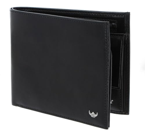 Golden Head Colorado RFID Billfold Coin Wallet Black von Golden Head
