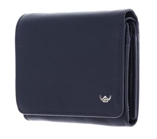 Golden Head Madrid RFID Protect Zipped Billfold Coin Wallet Blue Golden Head Madrid RFID Protect Zipped Billfold Coin Wallet Blue von Golden Head