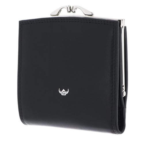 Golden Head Polo RFID Protect French Coin Purse Wallet Black von Golden Head