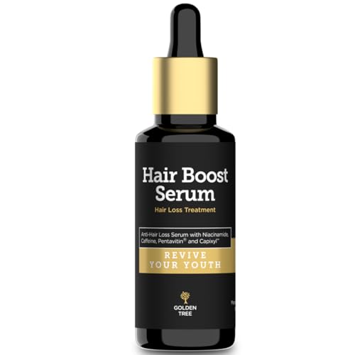 Golden Tree Hair Boost Serum – Haarwachstum Serum mit Pentavitin & Capixyl – Anti Haarausfall Haarserum für Frauen & Männer – Beschleunigt Haarwachstum – 50 ml Golden Tree Hair Boost Serum – Haarwachstum Serum mit Pentavitin & Capixyl – Anti Haarausfall Haarserum für Frauen & Männer – Beschleunigt Haarwachstum – 50 ml von GOLDEN TREE