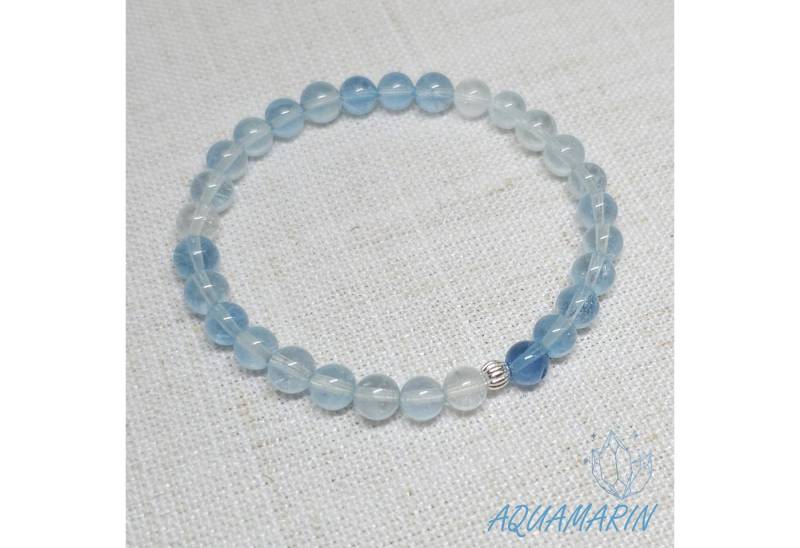 GOLDEN Armband Natürliches Aquamarin Armband März Geburtsstein, Geschenk für Sie von GOLDEN