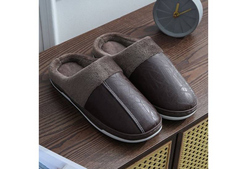 GOLDEN Damen Herren Komfort Memory Foam Hausschuhe Damen Plüsch Fleece Plüsch Hausschuhe von GOLDEN