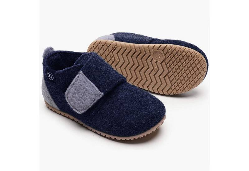 GOLDEN Hausschuhe Kinder Mädchen Junge Wärme Leicht Klettverschluss Plüsch Hausschuhe von GOLDEN