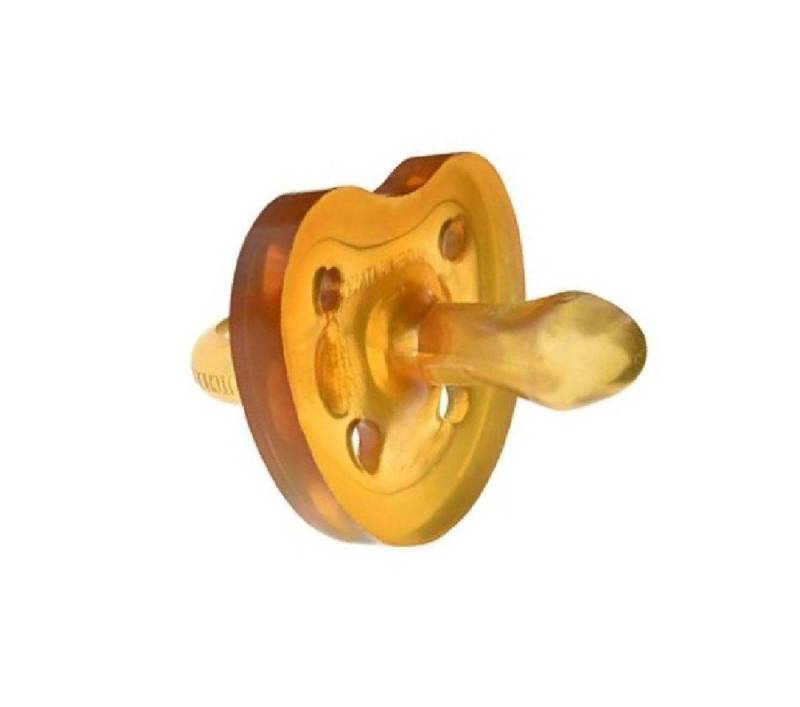 GOLDI Schnuller Naturkautschuk Sauger Herzform GOLDI Schnuller Naturkautschuk Sauger Herzform von GOLDI